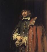 REMBRANDT Harmenszoon van Rijn, Portrait of Jan Six
